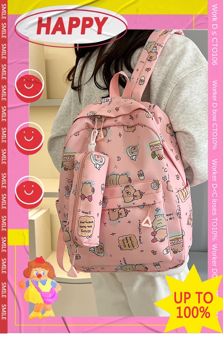 Waterproof Multifunctional Student Backpack – Trendy