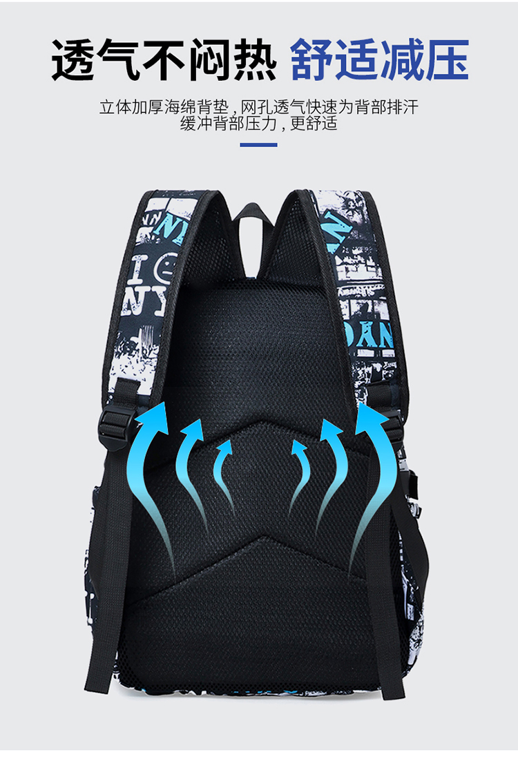 Driver‑Style Shark Mouth Skate Backpack – Edgy