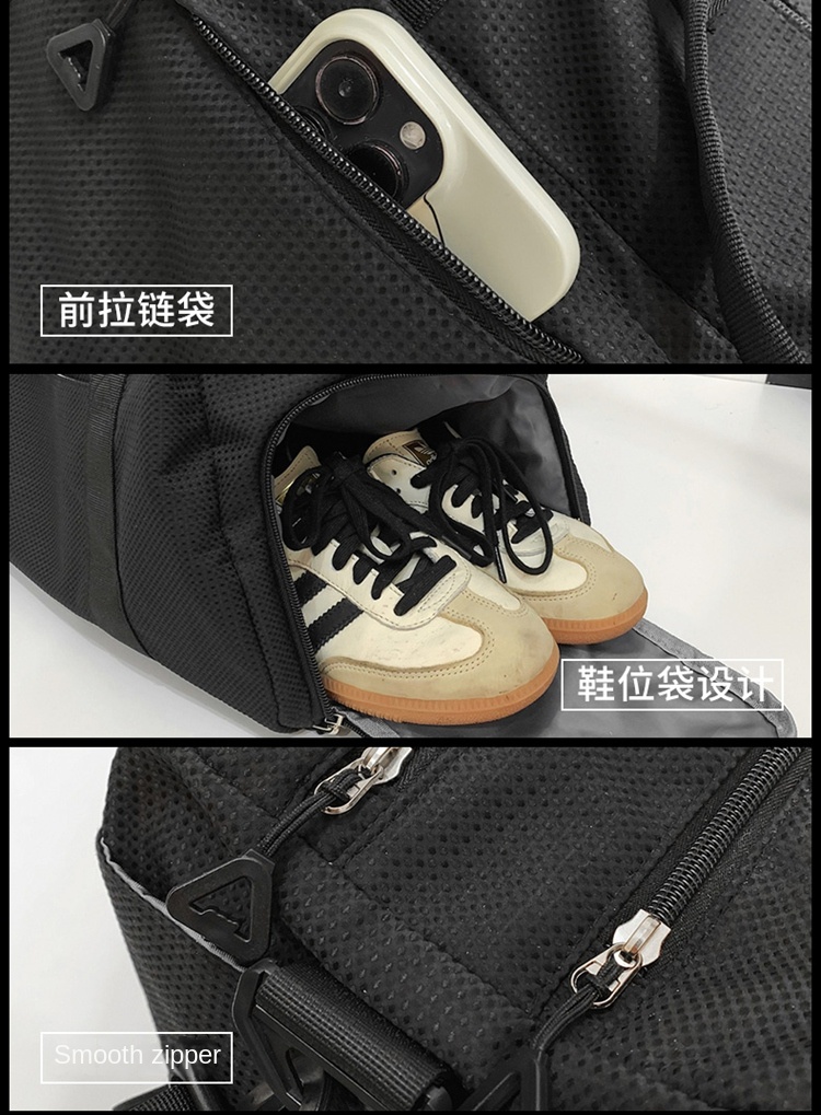 Large Sports Gym Bag with Wet Pocket – Unisex Duffel for Workout