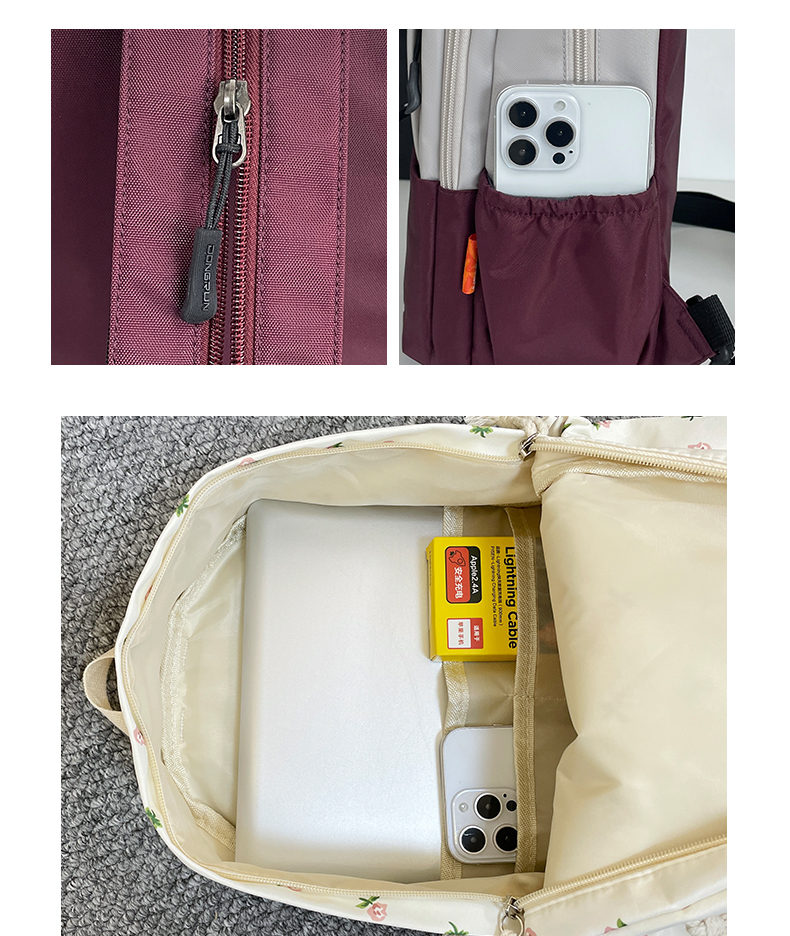 Water-Resistant Student Backpack – Multi-Compartment Bookbag for School and Travel