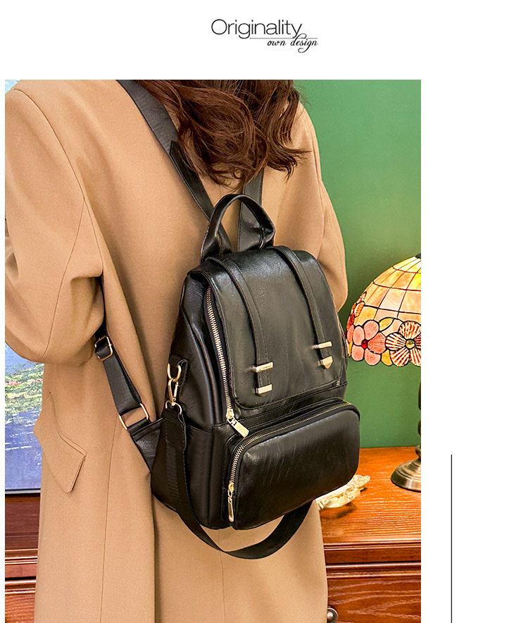 Elegant Women’s PU Leather Backpack – Fashionable