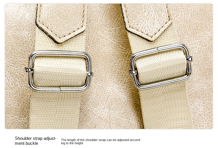 Elegant PU Leather Women’s Backpack – Stylish