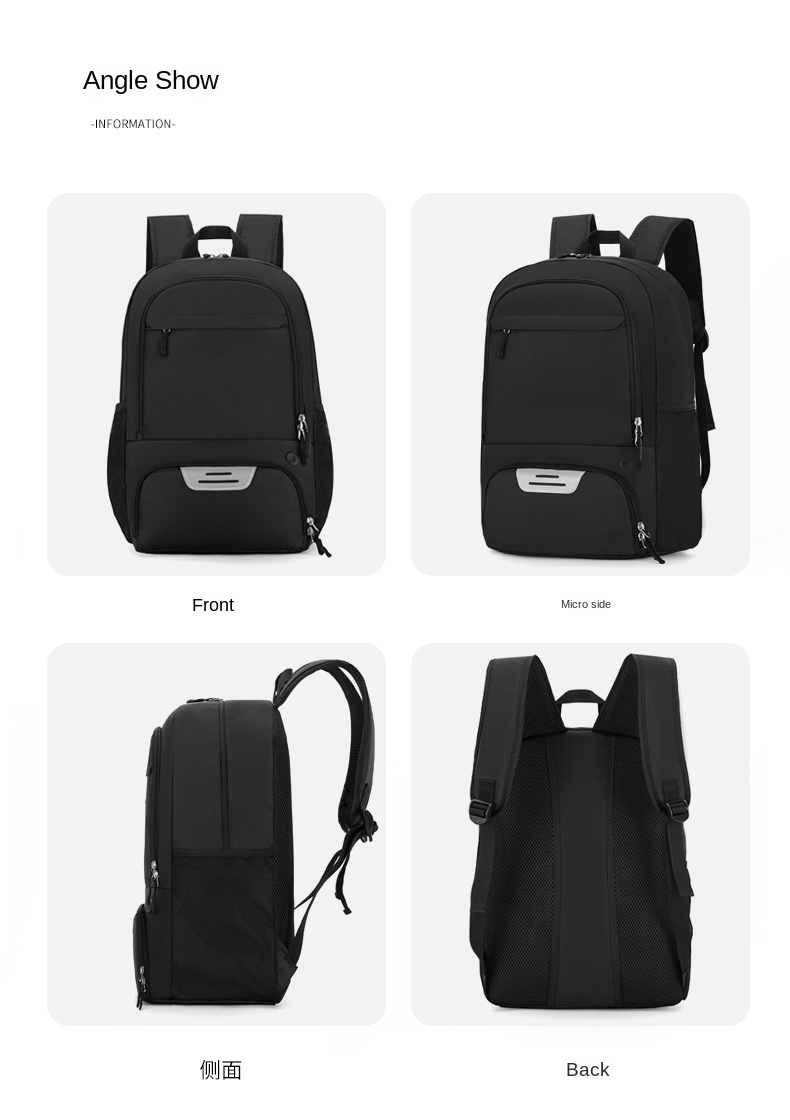Durable Laptop Backpack with Anti-Theft Design for Work