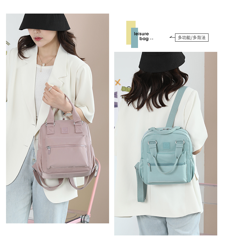 Lightweight Nylon Women’s Backpack for Daily Use