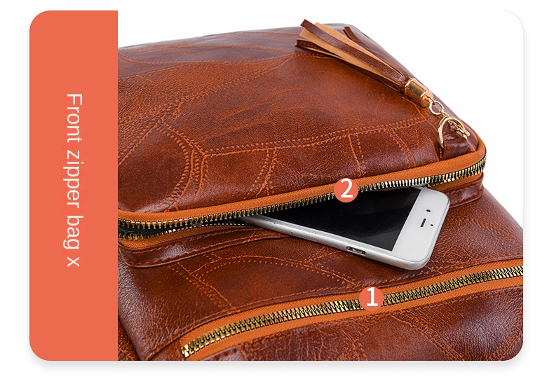 Elegant PU Leather Women’s Backpack for Daily Use