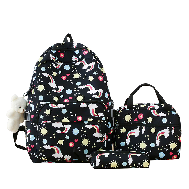 Nylon Adjustable Shoulder Strap School Bag yy820