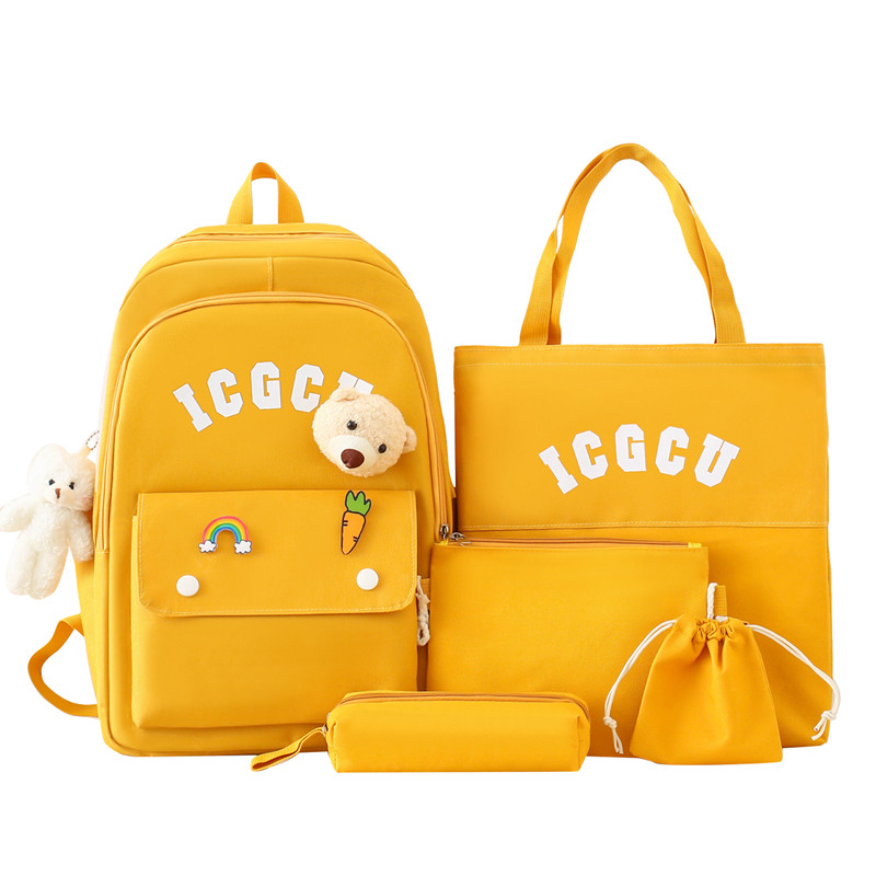 Lightweight Canvas Laptop Backpack for Students，yy598