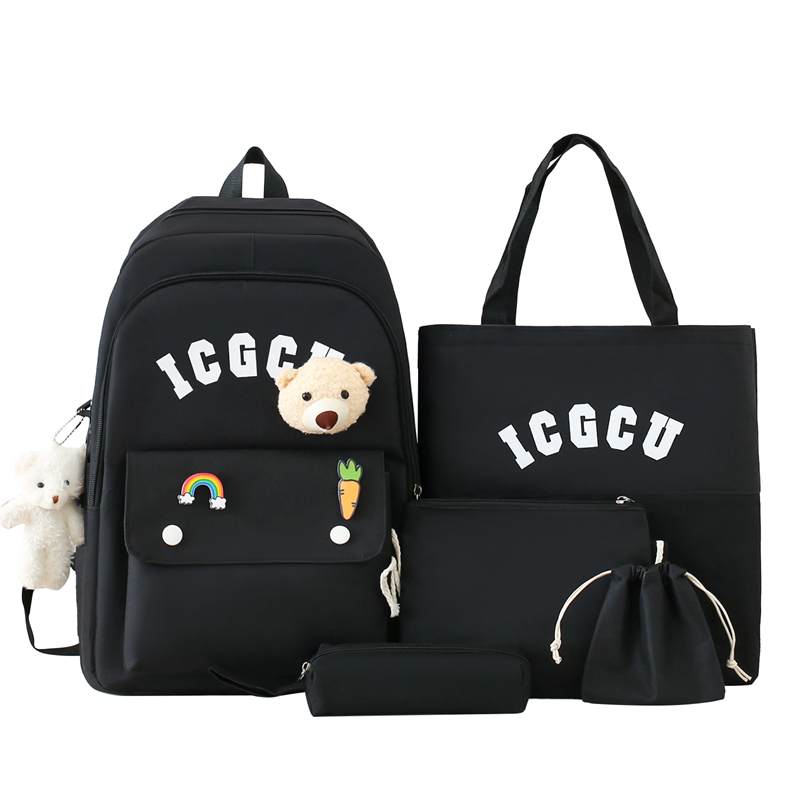 Lightweight Canvas Laptop Backpack for Students，yy598