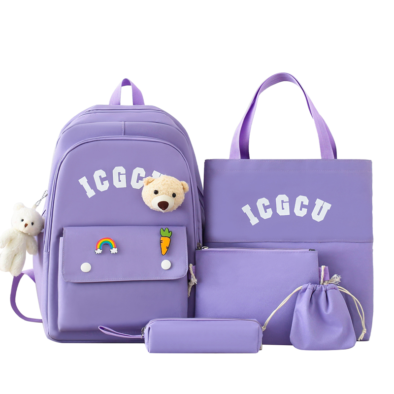 Lightweight Canvas Laptop Backpack for Students，yy598