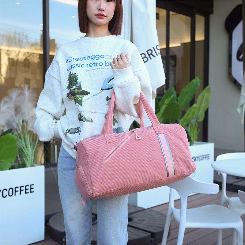 Nylon Reflective Strip Gym Bag，902