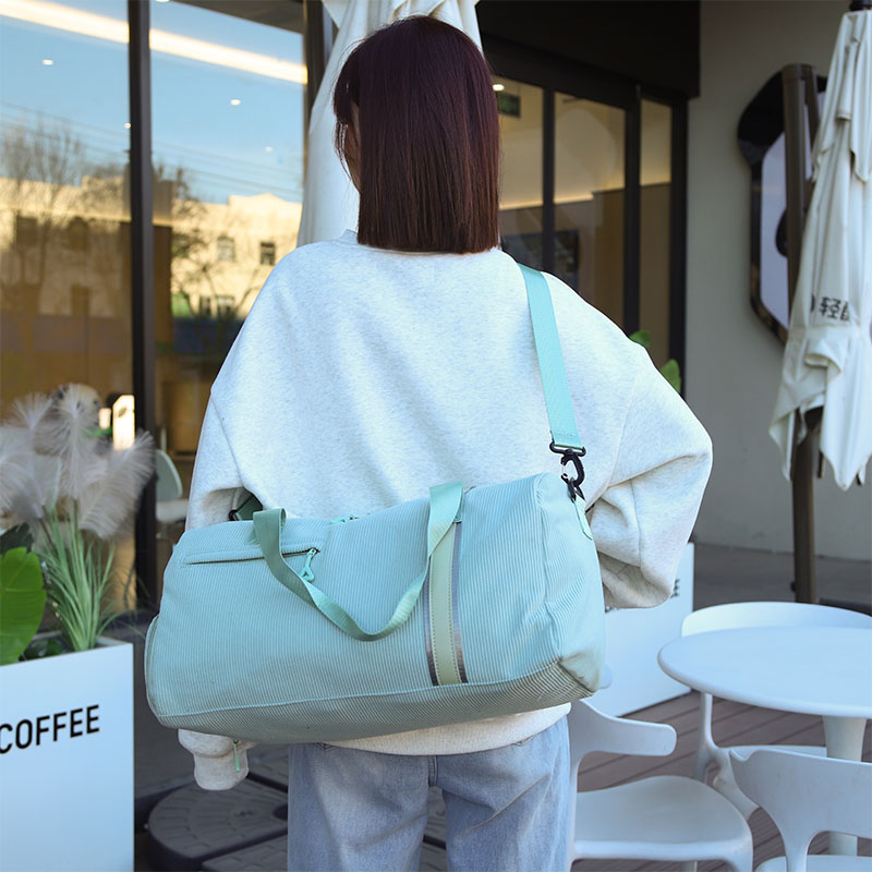 Oxford Cloth Reflective Strip Gym Bag，903