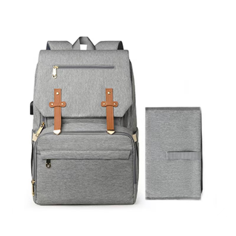 Portable Travel Diaper Bag | Hands-Free Backpack for Moms8022