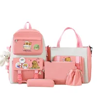 5pcs student backpack set