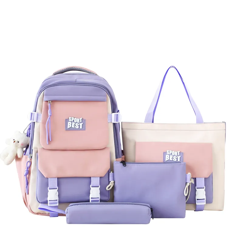 girls school bag set