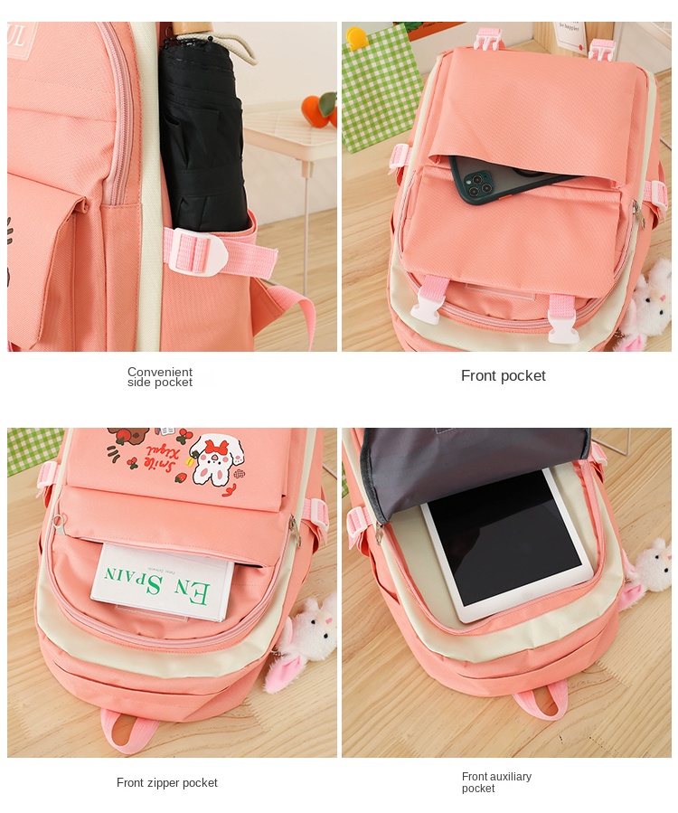 teen girl backpack set,