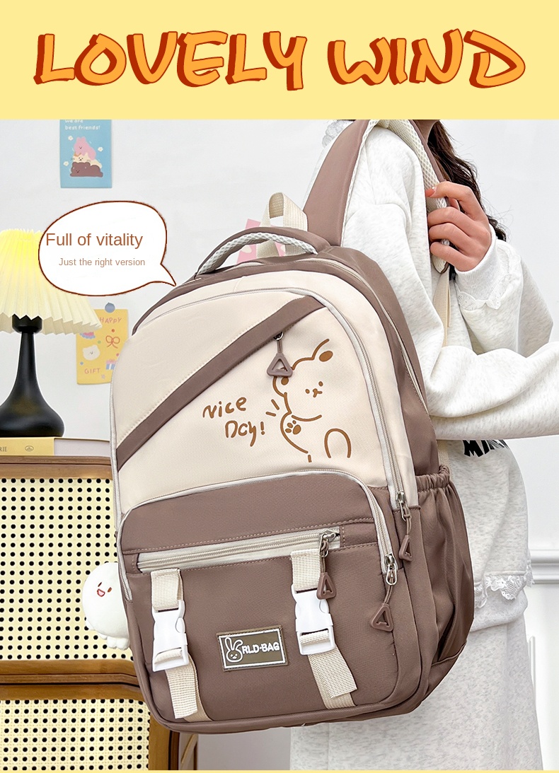 teen student backpack