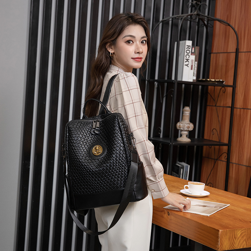 women’s PU leather backpack