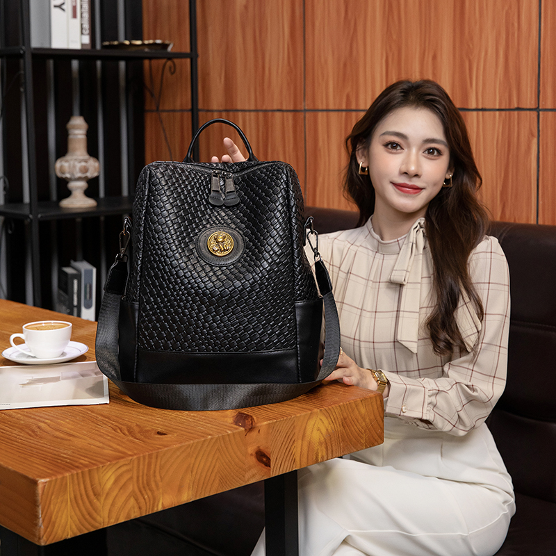 women’s PU leather backpack