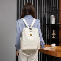 women’s PU leather backpack