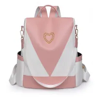 women’s PU leather backpack