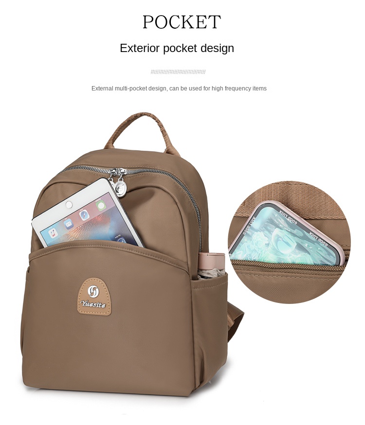 PU leather backpack for women