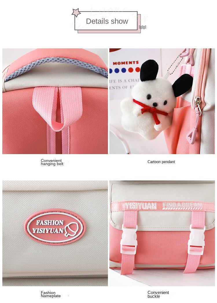 student backpack 5 piece set