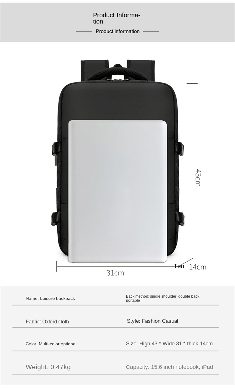 large laptop backpack