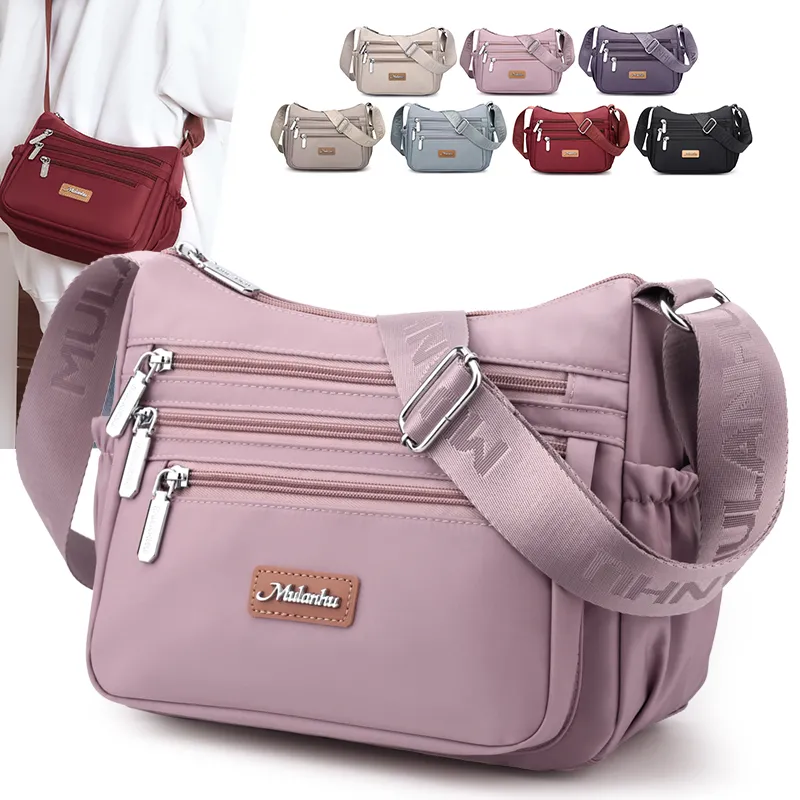 nylon crossbody bag for women