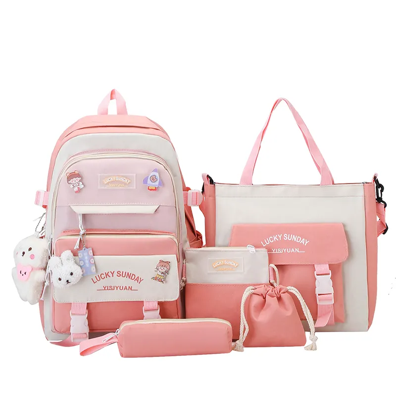 student backpack 5 piece set