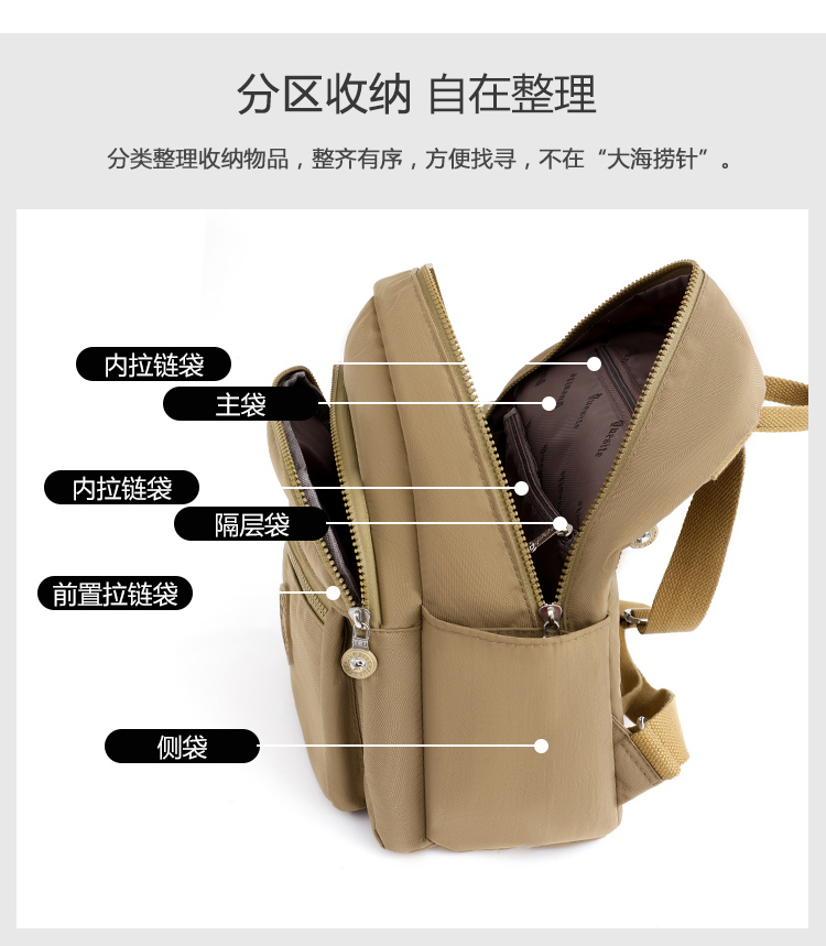 women's nylon backpack