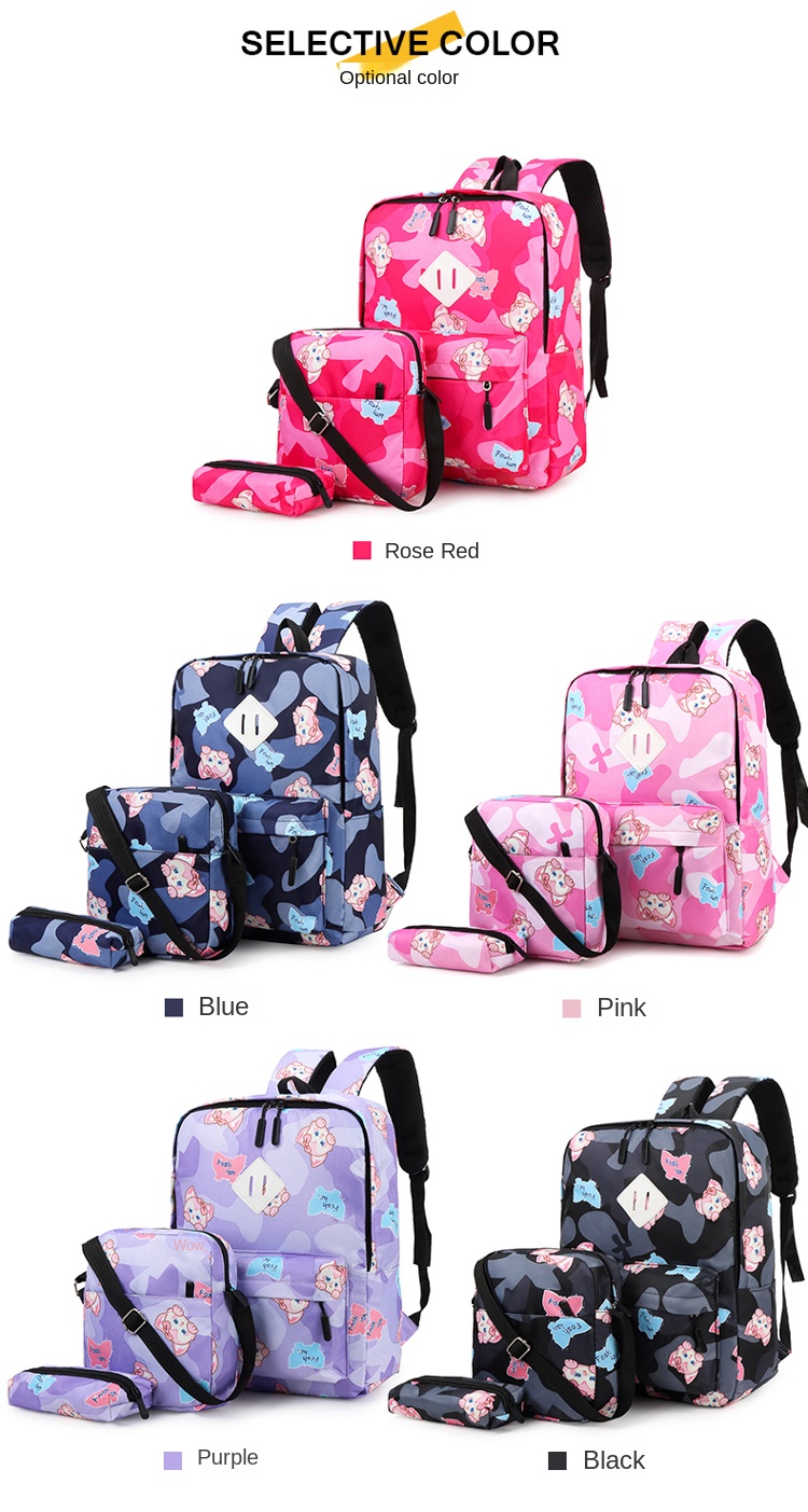 student backpack 3 piece set
