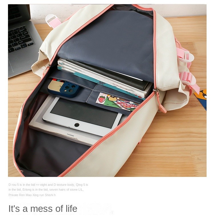 student backpack 5 piece set