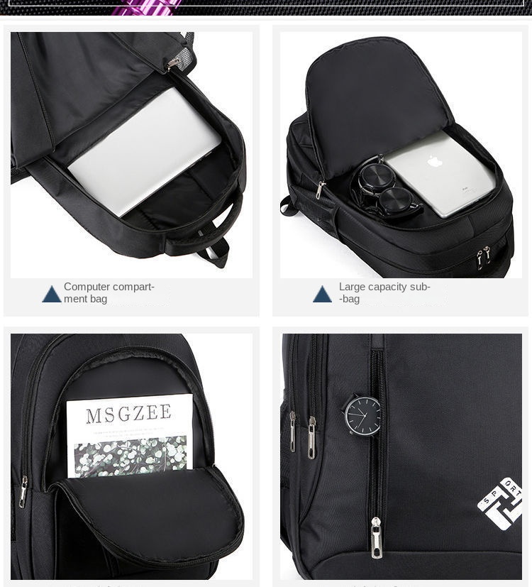 usb laptop backpack