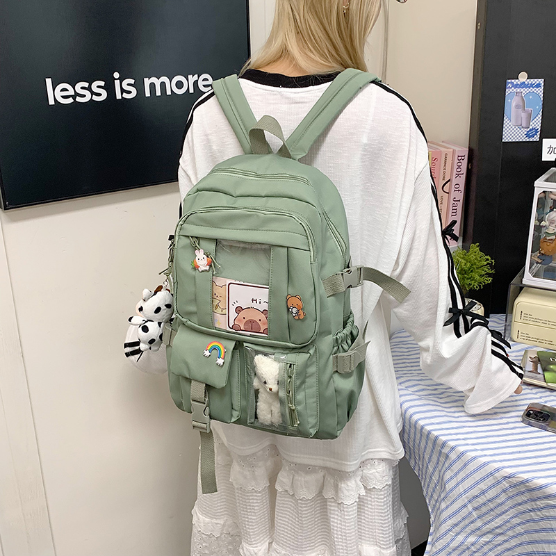 Classic Multi-Functional Student Backpack – Simple & Smart for Daily Use