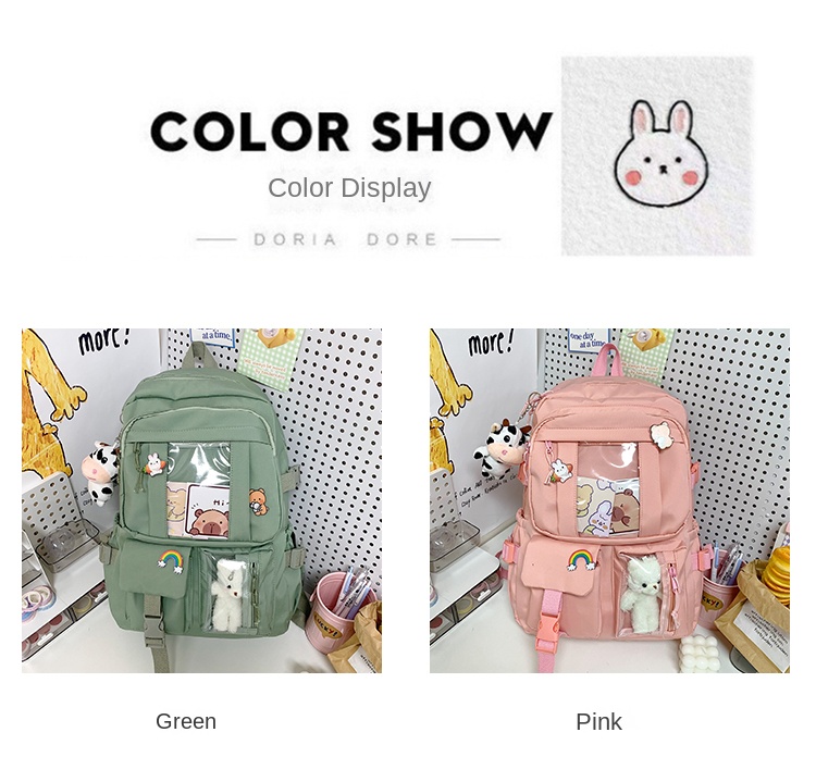 Classic Multi-Functional Student Backpack – Simple & Smart for Daily Use