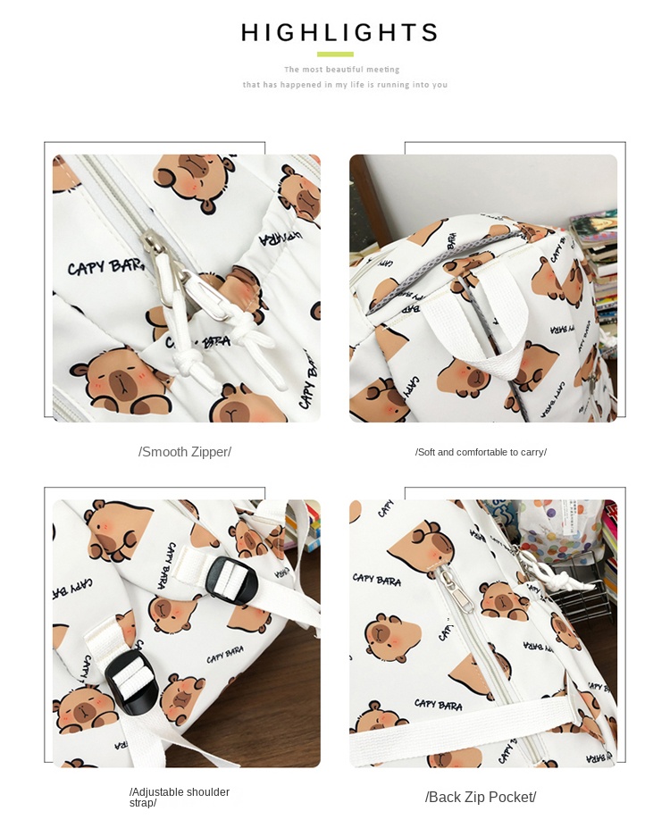 minimalist student backpack