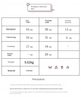 school backpack set for girls