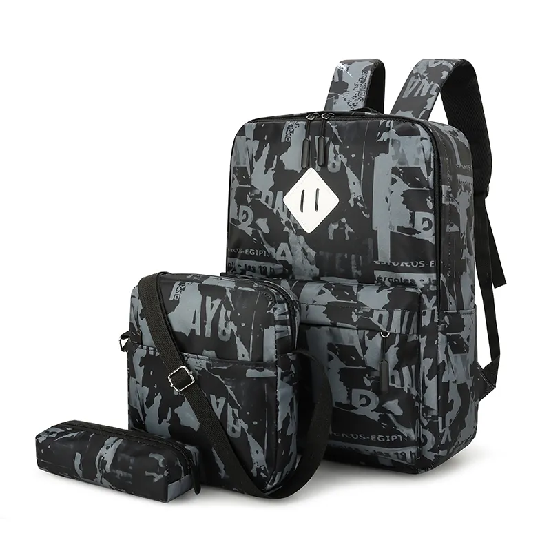 laptop backpack 3-piece set