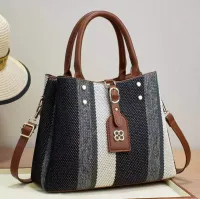 structured tote bag