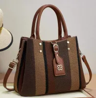 structured tote bag