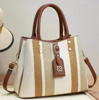 structured tote bag