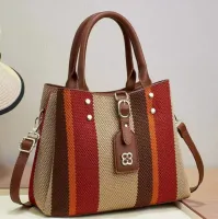 structured tote bag