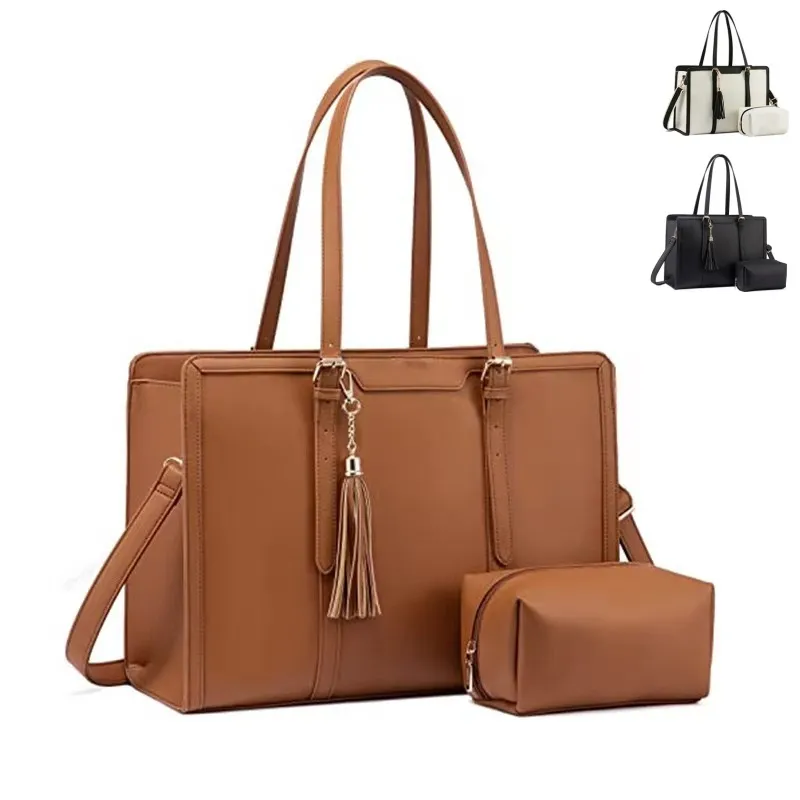 PU leather business bag