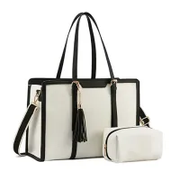 PU leather business bag