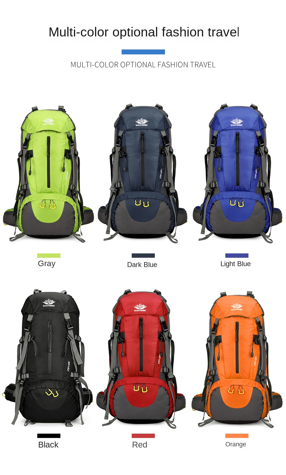 outdoor trekking bag