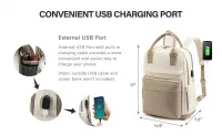 usb laptop backpack
