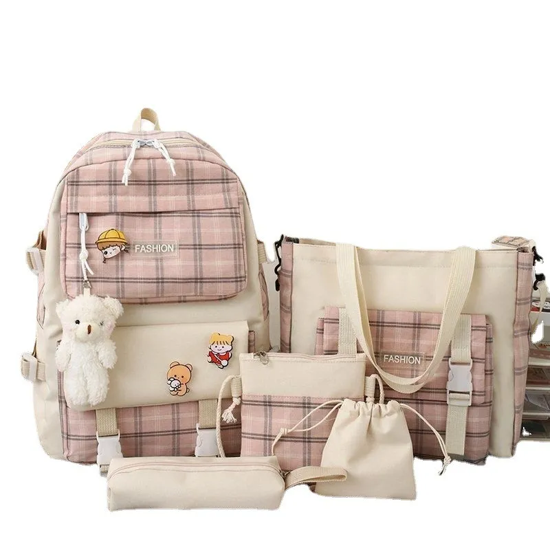 girls school backpack set