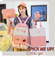 unisex school backpack set