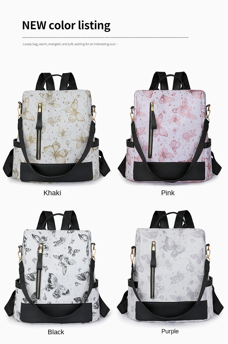 fashionable PU leather backpack
