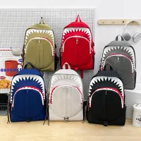 Glow‑in‑Dark Shark Jaw Student Backpack – Luminous & Secure